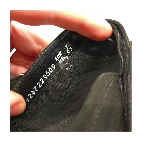 Mephisto Women's Runoff Mary Jane Slip On Flats Black Suede Leather Size 9.5 - Picture 12 of 13